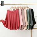 Fat MM200 pounds plus fat loose fit oversized modal base shirt thin long sleeved home suit bat sleeve women's t shirt. 
