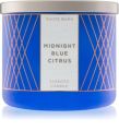Bath and Body Works MIDNIGHT BLUE CITRUS Apple 3-Wick Scented Candle 14.5 oz / 411 g BBW. 