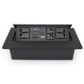 Technology Box, Conference Table Connectivity Hydraulic Pop Up Box Power Center without Wire. 