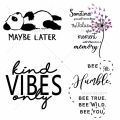Funny Saying Grunge Quotes Philosophy Iron-on transfers for clothing Maybe later Custom labels. 