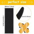 24 Pieces Fingerboard Foam Grip Tape Adhesive Foam Tape Black Non Slip Foam Grip Tape for Mini Fingerboards. 