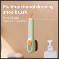 REFLECTIONZ TRADERS- Long-Handled Cleaning Brush with Soap Dispenser and Soft Bristles for Shoes, Clothes, and Household Laundry - Ideal Cleaning Tool. 