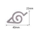 【Pocket king VOX 】Anime Naruto Akatsuki Metal Ninja Shuriken Halloween Cosplay Accessories. 