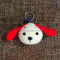 Puppy - collectibles handmade / handwoven / amigurumi crochet keychain /key chain - bag hanging accessories for kids - boys and girls. 