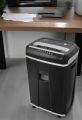 Aurora AS-1630CD Paper Shredder, 16-Sheet Crosscut Shredder (4x25mm) with 26.5ltr Bin, Shred CD/Card/Mail/Staple/Clip,  P-4 Security Level Document Shredder with 220mm throat width and LED Display, continuous operation time of 20 mins.. 