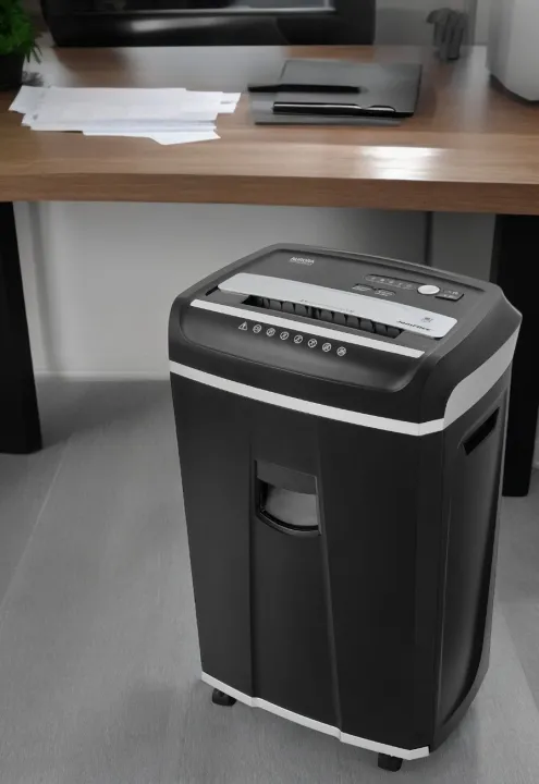 Aurora%20AS-1630CD%20Paper%20Shredder,%2016-Sheet%20Crosscut%20Shredder%20(4x25mm)%20with%2026.5ltr%20Bin,%20Shred%20CD/Card/Mail/Staple/Clip,%20%20P-4%20Security%20Level%20Document%20Shredder%20with%20220mm%20throat%20width%20and%20LED%20Display,%20continuous%20operation%20time%20of%2020%20mins.%20-%20Image%203