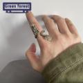 Green forest Cigarette Holder Ring Exquisite Dragonfly Shape Adjustable Smoking Cigarette Holder Ring. 