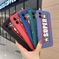 YIWESAN For Huawei Nova 7i Case Thin Side New Design Phone Case Square Edge Pattern Silicone Casing Fashion Tide Full Back Cover Camera Shockproof Protection Cases Softcase Men Women. 