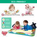 Aqua Magic Water Doodle Mat 47"x35" Large Water Drawing Magical Doodling Mat Coloring Mat Water Drawing Writing Pad Educational Toys for Kids Toddlers Boys Girls Cognitive Learning Gift Toys. 