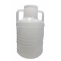 Plastic Water Gallon Bottle Cane 5 Liter Pure Life White. 