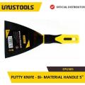 UYUSTOOLS EPU305 PUTTY KNIFE - BI- MATERIAL HANDLE 5". 