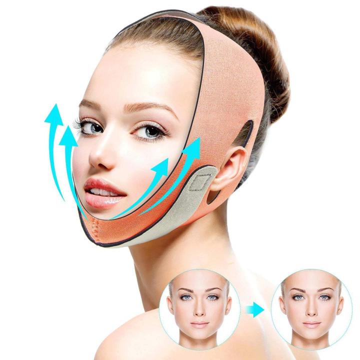 1 【FUN LIVE】 Smartconn Face Slimming Strap, Facial Weight Lose Slimmer Device Double Chin Lifting Belt, Pain Free V-Line Chin Cheek Lift Up Band Anti Wrinkle Eliminates Sagging Anti Aging Breathable Face Shaper Band