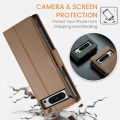 lthmy for Google Pixel 8 Pro PU Leather Kickstand Wallet Magnetic Closure Flip Case Cover. 