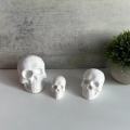 Flexible silicone Skull mold Lightweight Large and small Non-stick Silicone mold High-quality Halloween mold for Halloween. 