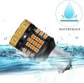 2Pcs BAU15S PY21W Canbus Error Free LED Light Bulbs Amber Yellow 3030 3700LM Ultra-Bright 1156 7507 Anti - Hyper Flash Bulbs for Car Front/Rear Turn Signal Light Replacement. 
