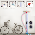 Bicycle Air Pump, High Quality Pump with Air Pressure Meter, Portable AIR Pump foot pump mini pump with Dual Nozzle Pump for Car, Threewheel, Bike and Bicycle Tyre and Ball, Balloon. 