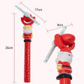 Flashing Windmill Handheld Santa Appearance Spinning Windmill LED Light Up Toy. 