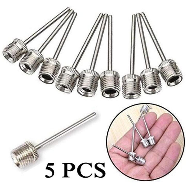 5 Pcs Ball Pump Inflation Needles,Inflate Pump Needle for Ball - Pump Needle Adaptor for Soccer Rugby Football Volleyball Ball - Inflatable Air Pump Needle Replacement
