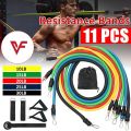 {ORIGINAL-BAND} Ultimate 11-Piece Yoga & Pilates Resistance Bands Set: Elevate Your Workout with High-Quality Elastic Tubes for CrossFit, Bodybuilding, and Total Fitness. 