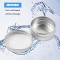 Screw cap for silver metal round jar with 15 g 10 g 5 pcs 5 20 g 30 g 50 g empty aluminum jar jar ointment spice candle lipstick. 