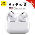 Timack® Air Pro3 TWS Wireless Earbuds, Airpods Air Pro 3rd Gen TWS (True Wireless Stereo) Bluetooth Earbuds Dual Earphones Headset. 