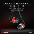 Sigma Ready to play S9 – Stereo In-Ear Headphones with Nylon Cable and Microphone in Black – Be surrounded by The Game Environment. 