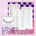 BeliefMelief  Profesional  Bottom False Eyelashes Lower Lash Extensions 10 Pairs Under Lashes Strip Manga Natural Look Pack Soft Make Up For Women. 