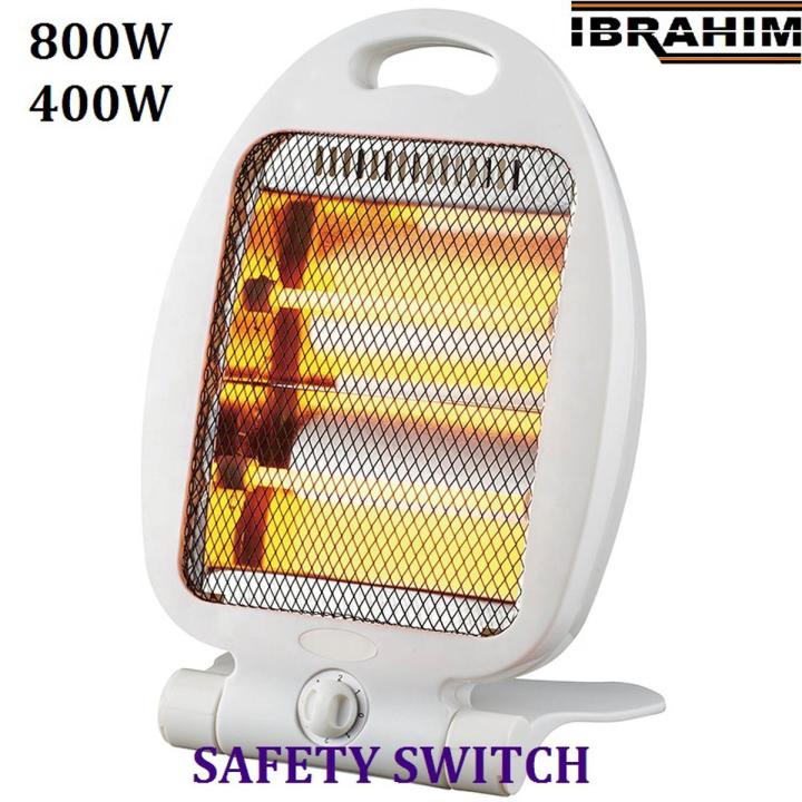 Halogen heater, 800 watt Electric heater for room, electric heaters, for cooking, electric heater rod for water, for bathroom, electric heater fan blower, element rod, for room wall, heater fan, Ceramic Heater, Electric Quartz Room Heater 400W / 800W