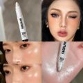 ORGINAL KOREAN IMPORTED Silver Pearlescent Waterproof Highlighter Pen/ Novice Long Lasting Flash Lying Silkworm Eye Shadow Makeup. 
