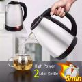 Electric Kettle 2.0 Liter  - stainless steel body - automatic instant heating- high quality - kettle for tea - for Daily Kitchen Use - Hot Water Kettle Elegant Design. 