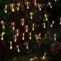 Bubble Fun Water Droplet Style Solar LED String Lamp Colorful Waterproof Outdoor Fairy Light Fashion LED Droplet Bulb Lights Party. 