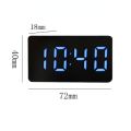 【HOT】 Mirror Table Clock Multifunctional Digital Alarm Snooze Display Time Night LED Light Desk Desktop Home Decor Gifts For Children. 