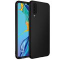 Huawei P30 MATTE BLACK FLEXIBLE TPU CASE SLIM COVER - SHOCKPROOF. 