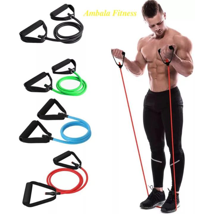 Resistance Bands with Handles Yoga Pull Rope Elastic Fitness