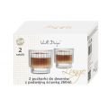 Set Of 2 Double Wall Drinking Glasses 260ml. 