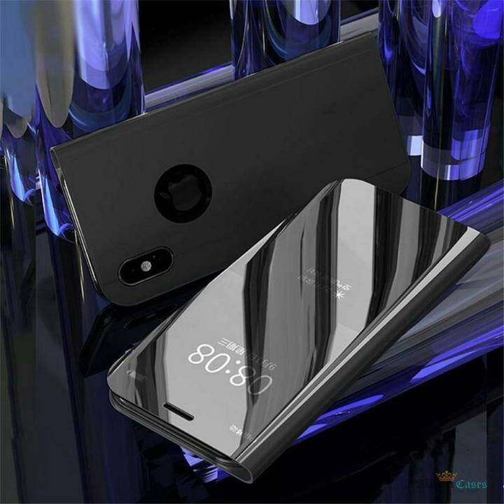 Huawei Nova-3i Clear Mirror View Flip Cover