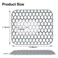 JAERBEE Silicone Sink Protectors for Kitchen, Folding Non-Slip Sink Mat Grid for Bottom of Stainless Steel Porcelain Sink 1Pcs. 