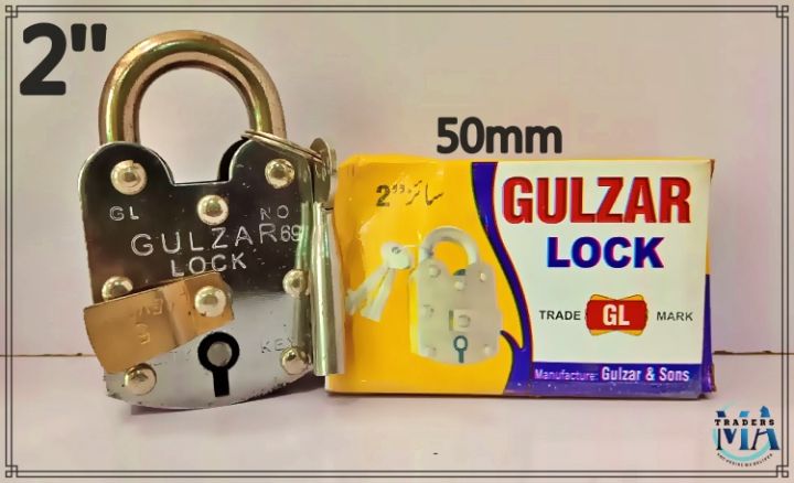Heavy Duty Padlock with Iron Plates, Pakistani Kashmiri Desi Locks ...