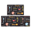 Modern Kitchen Floor Mat water absorption Kitchen, Bathroom, Anti-slip foot Rug Size 40x60 & 40x120cm 2PC set. 