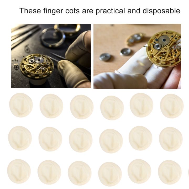 100Pcs%20Emulsion%20Finger%20Cots%20Latex%20Fingertips%20Gloves%20Electronics%20Repair%20Tool%20-%20Image%204