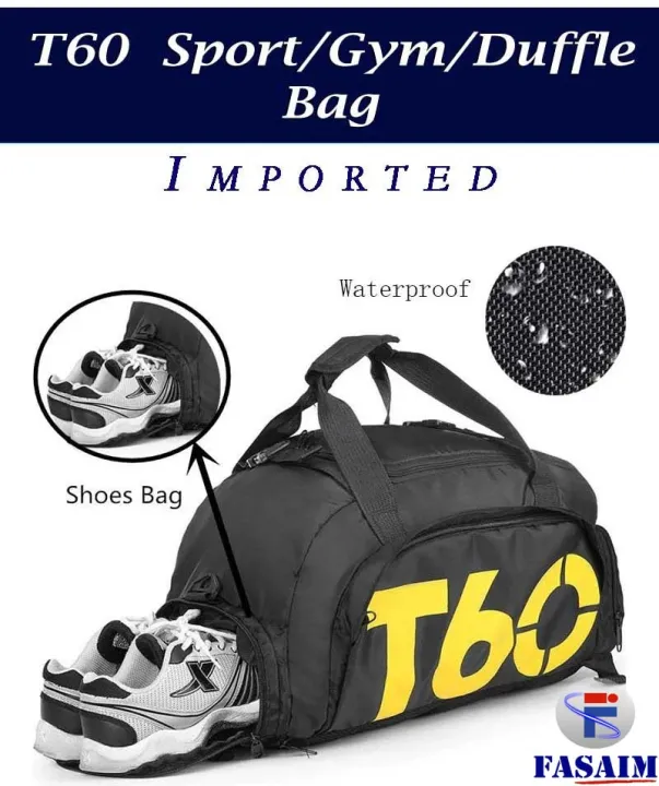 T60%20Sports%20Gym%20Duffel%20Bag%20Waterproof%20SportsT60%20Bags%20for%20Men%20Fitness%20Women%20Yoga%20Training%20Handbag%20with%20Shoe%20Compartment%20Traveling%20Training%20and%20Gym%20-%20Image%202