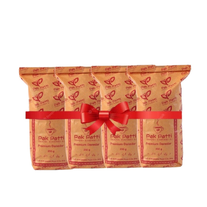 Bundle of 4 Pak Patti Premium Danedar 250g (Brown Packing)
