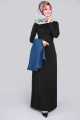 Modest Designs Upper Coati with Inner Maxi available with 3 different colors Abaya Maxi, Coati Maxi in Nida Fabric Combination of color. 