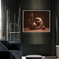 Islamic Wall Art 3D Picture Wall Hanging Frame Ultra HD 3D Printed Islamic Frame Islamic Wall Frame Islamic Art Wall Frames Large Size Frame 12 Inches Width 17 Inches Height A3 Size Big Frame Home Decoration Frames Customized Frames. 