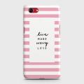 Oppo A1k Cover Case Beautiful pink and white lines Hard Cover- Design 1 Cover. 