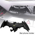 Bat-shaped Gravity Buckle Type Car Phone Holder Air Outlet Navigation Support Frame Suitable For All 4-6.5 Inch Devices Hudduo. 