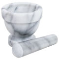 Sur La Table White Marble  & Pestle. 