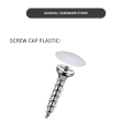 PACK OF 100 PIECES OF [SCREW CAP , SCREW HEAD COVER , SCREW COVER CAP , FIBER SCREW COVER , SCREW HEAD CAP , (+) DESIGN SCREW CAP COVER]. 