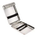Everhype Peaky Blinders Cigarette Case Retro Metal Portable 16 Cigarettes Box - Silver. 