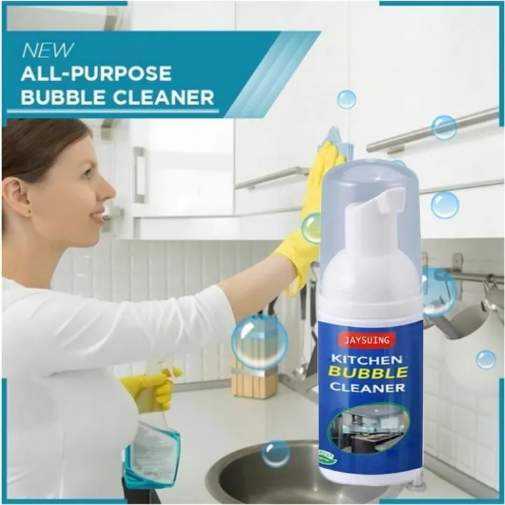 Kitchen Bubble Cleaner, Foam Spray Mould Remover Multi-Function Heavy ...